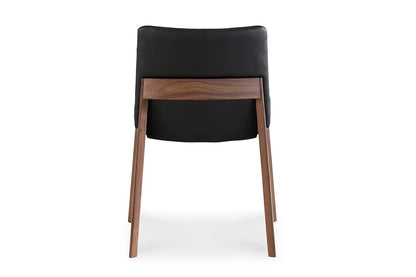 Dino Dining Chair, Black PU Leather