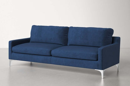 Jones 2 Seater Sofa, Blue, Velvet