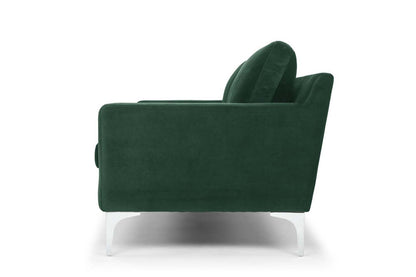 Jones 2 Seater Sofa, Green, Velvet