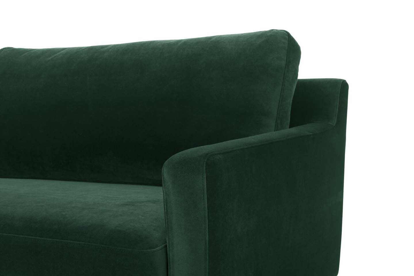 Jones 2 Seater Sofa, Green, Velvet