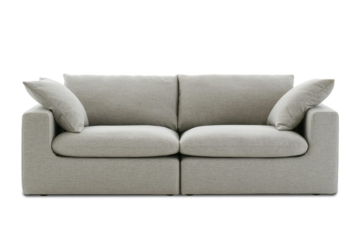 Duke Deep Seat Sofa, 2 Seater, Gray