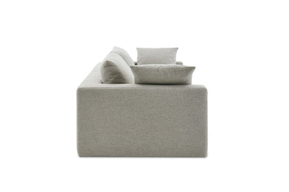 Duke Deep Seat Sofa, 2 Seater, Gray