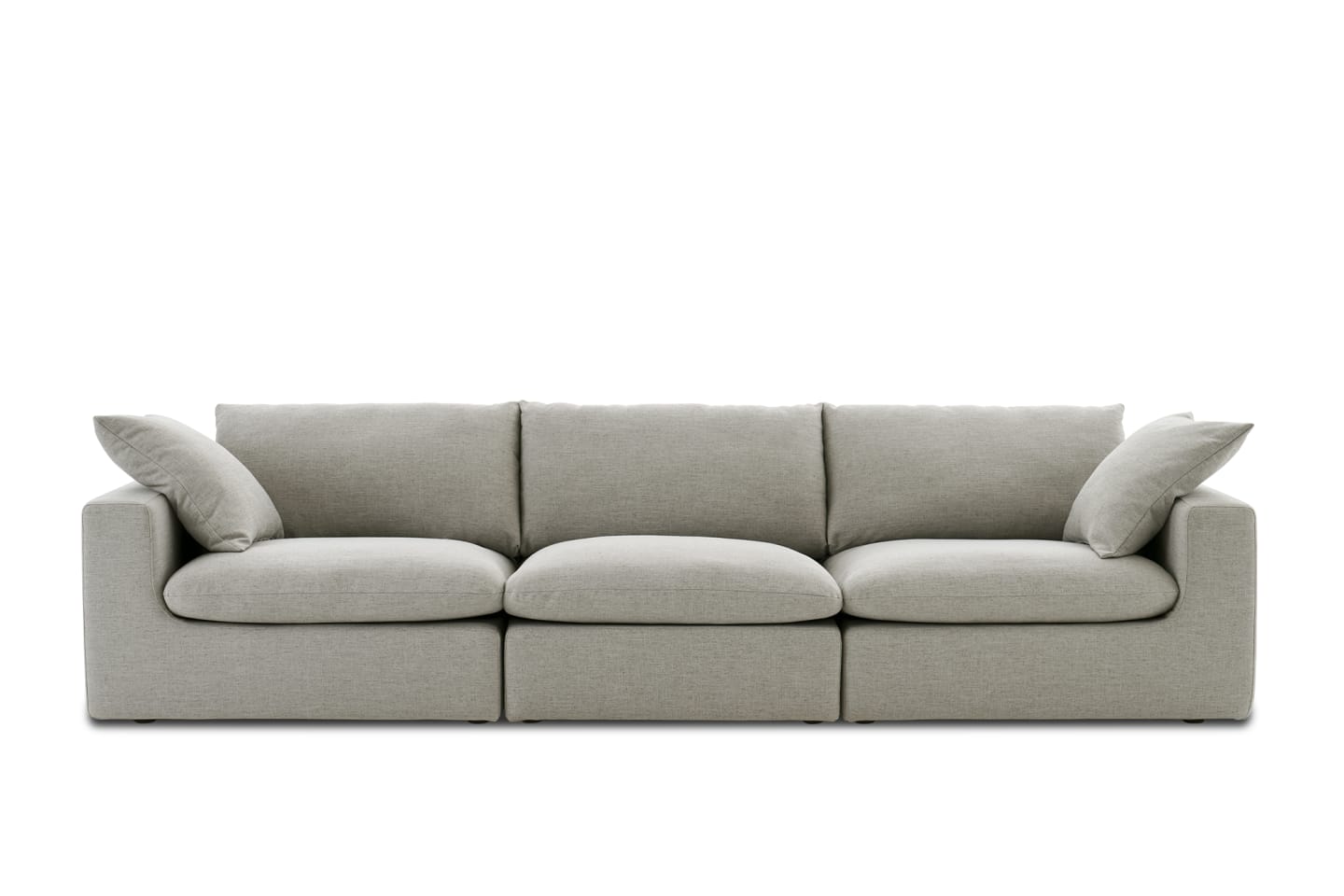 Duke Deep Seat Sofa, 3 Seater, Gray