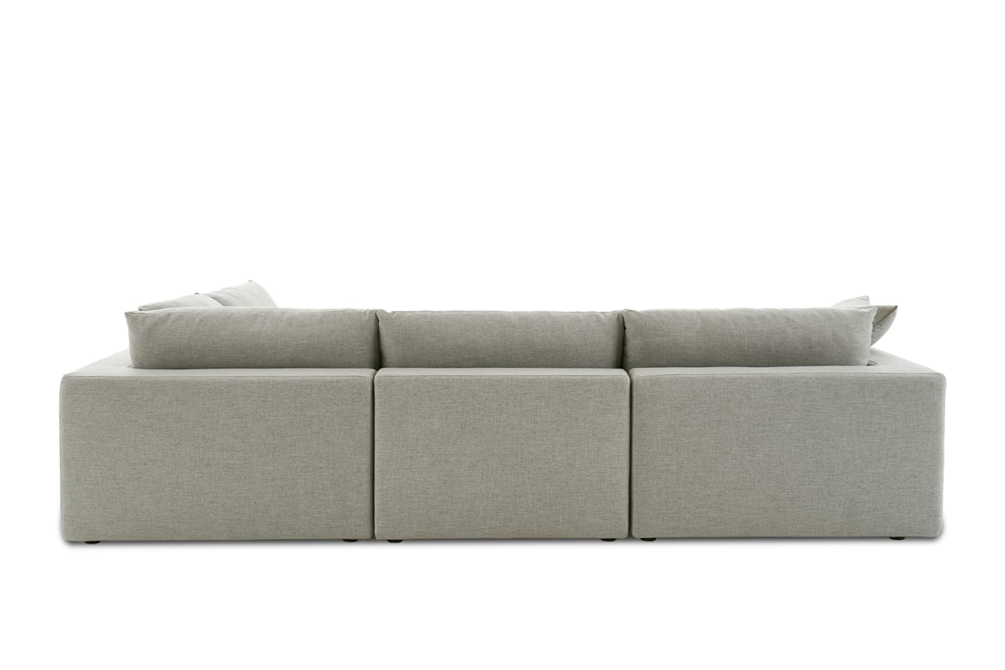 Duke Deep Seat Sofa, 4 Seater, Gray