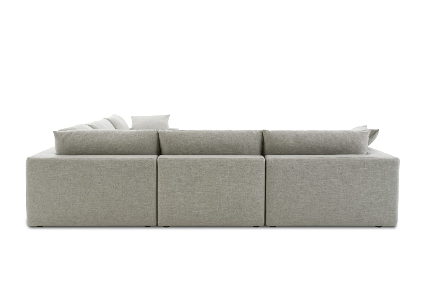 Duke Deep Seat Sofa, 5 Seater, Gray