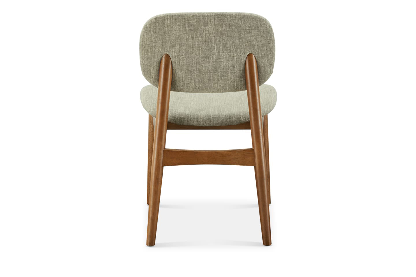 Kelsey Dining Chair, Walnut Stain, Ivory