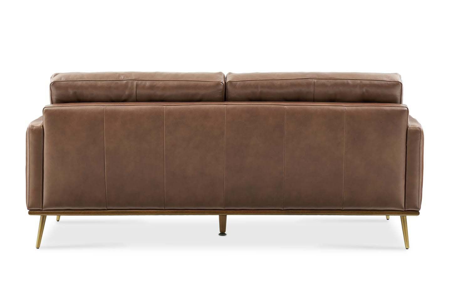 Loft Sofa, 2 Seater, Tan Imitation Leather