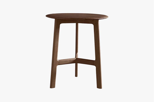 Venus Round End Table, Walnut