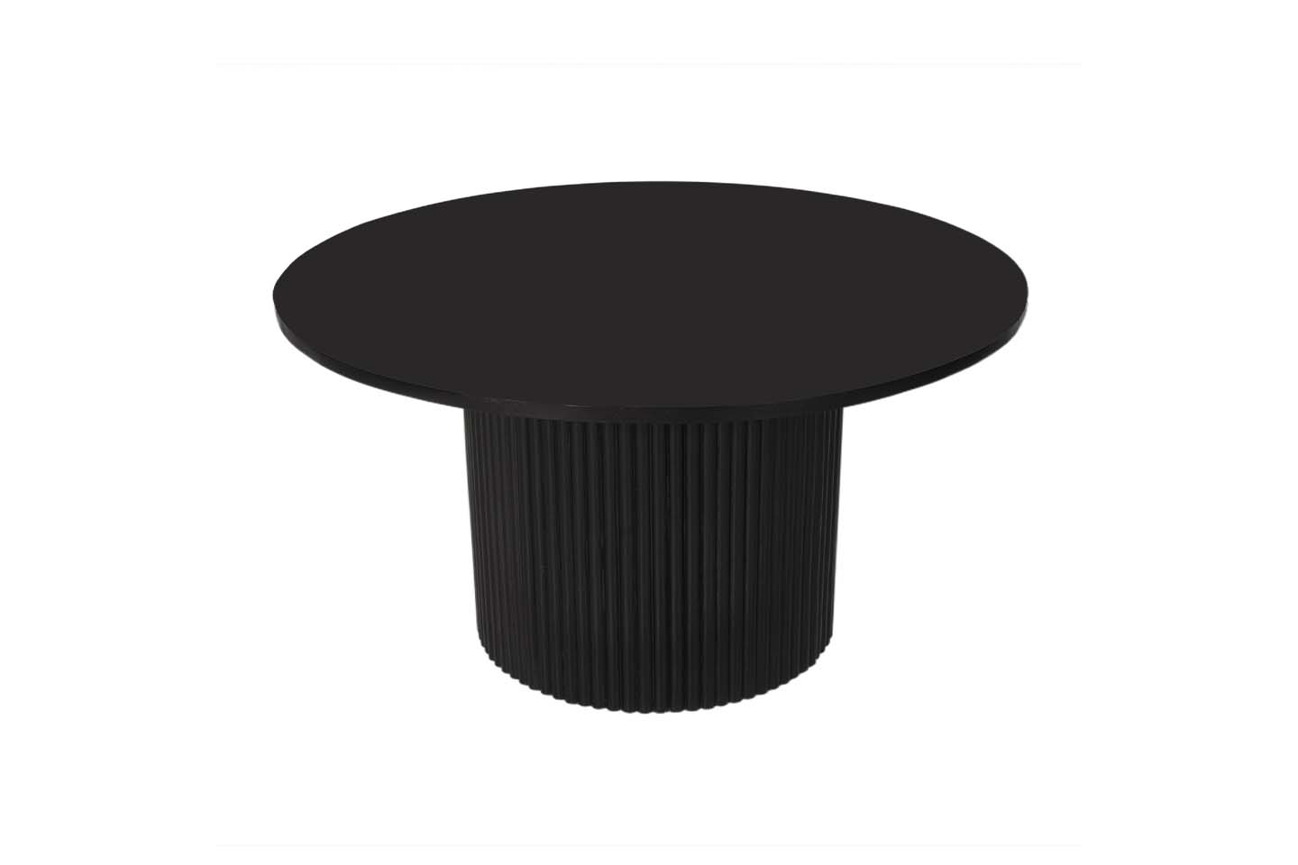 Rocco 32" Pedestal Coffee Table, Black