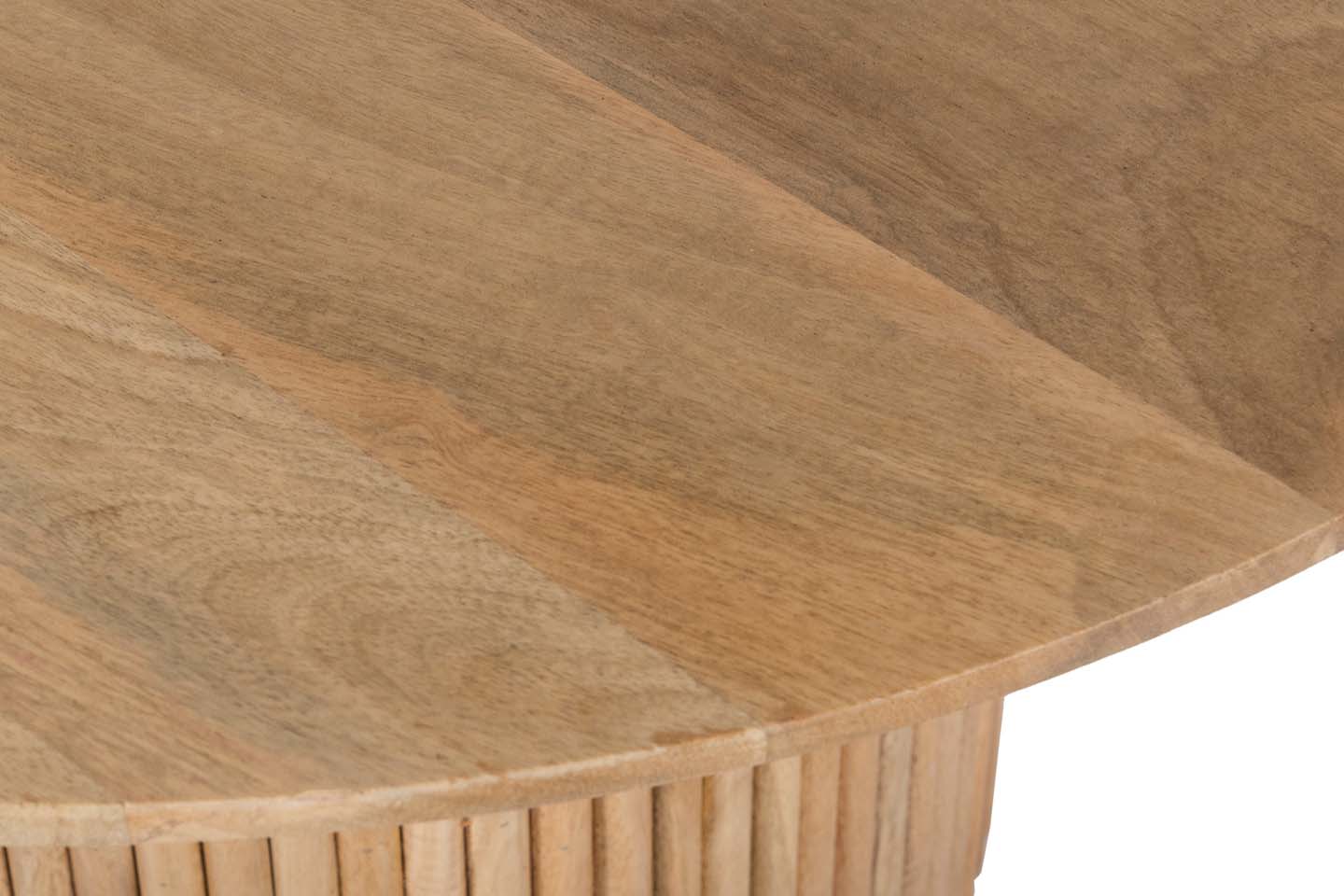 Rocco 32" Pedestal Coffee Table, Natural