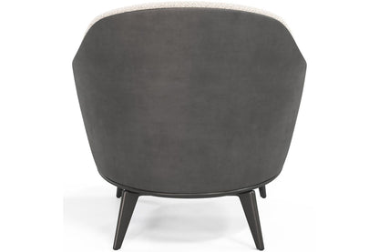 Leslie Leisure Chair, Charcoal Gray