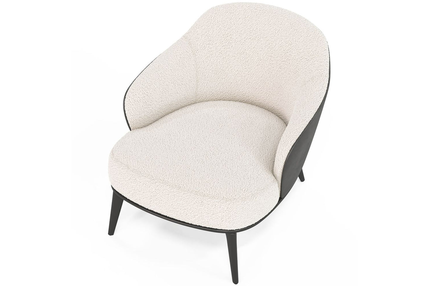 Leslie Leisure Chair, Charcoal Gray