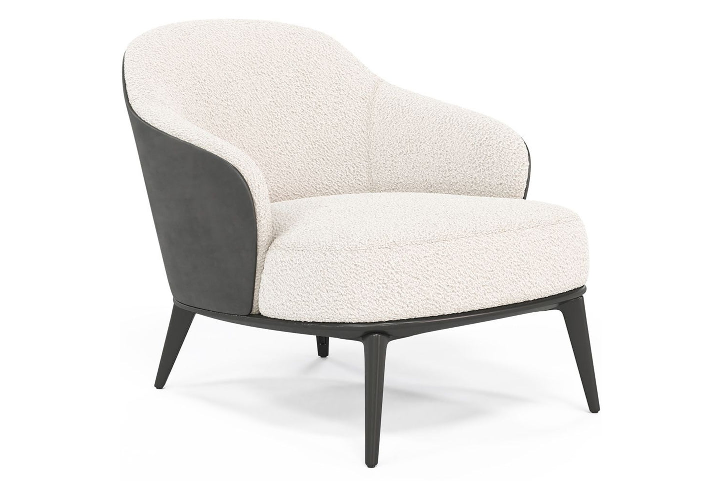 Leslie Leisure Chair, Charcoal Gray