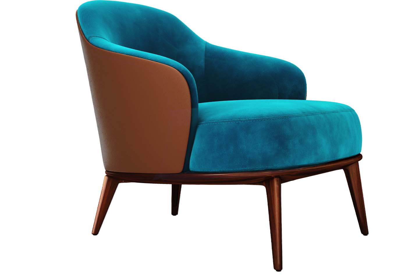 Leslie Leisure Chair, Lava Blue