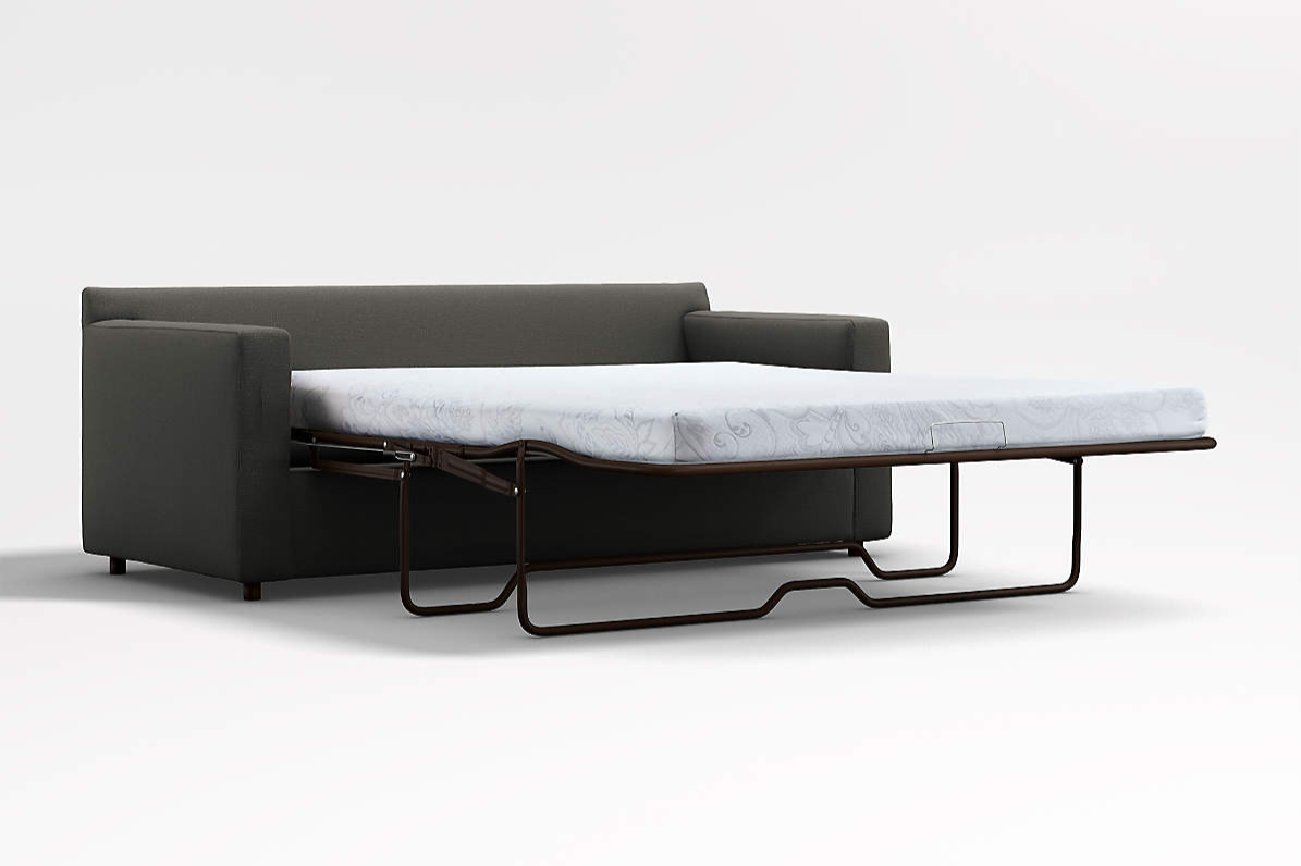 Fusion Sofa Cum Bed, 2 Seater, Charcoal