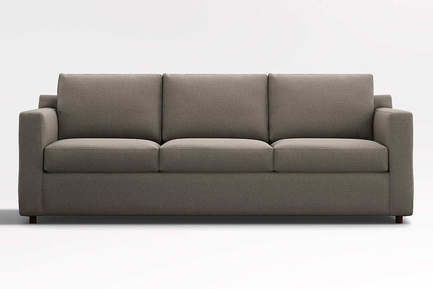 Fusion Sectional Sofa, 3 Seater, Charcoal