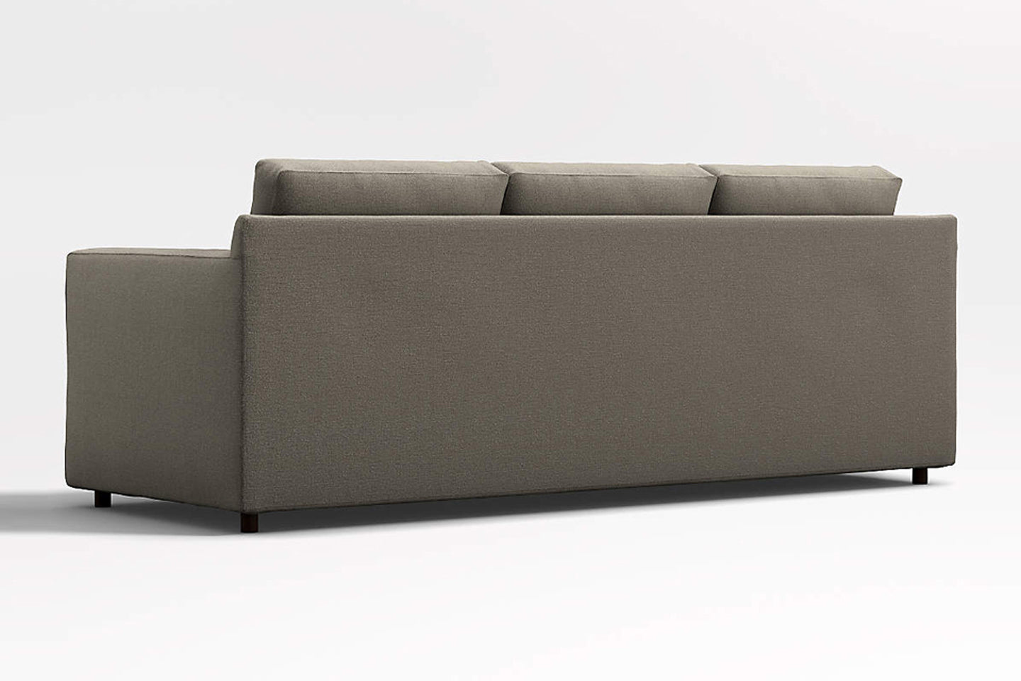 Fusion Sectional Sofa, 3 Seater, Charcoal