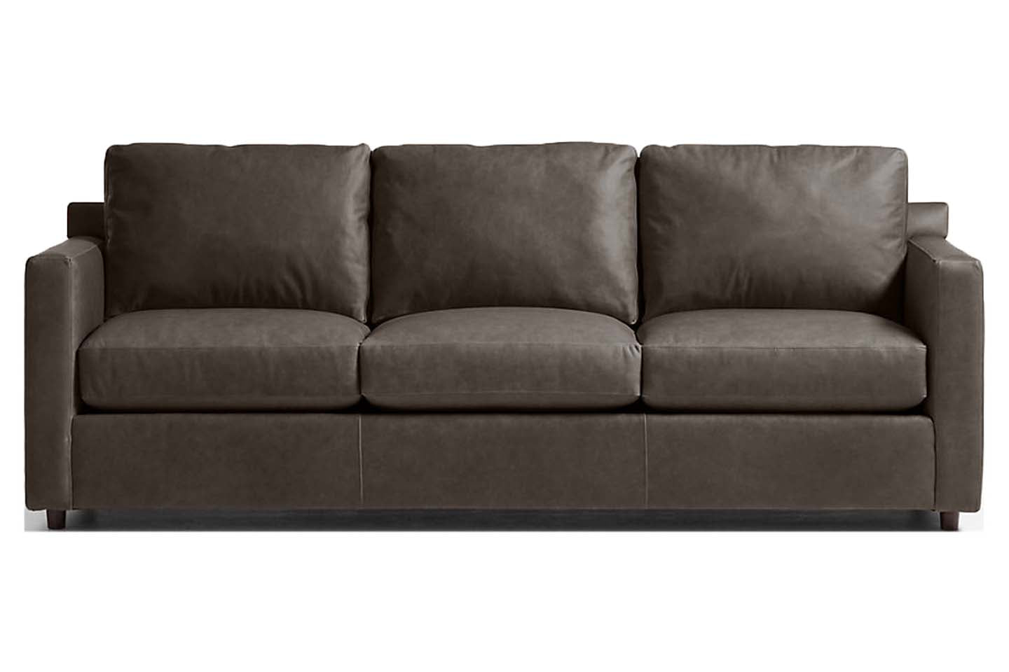 Fusion Sofa Cum Bed, 3 Seater, Dark Brown Imitation Leather