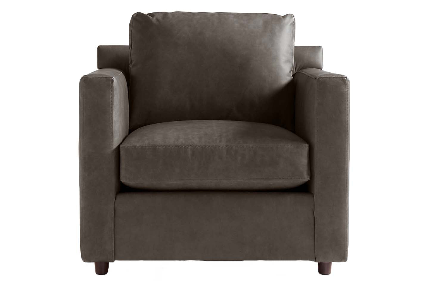 Fusion Armchair, Dark Brown Imitation Leather