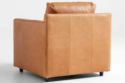 Fusion Armchair, Tan Imitation Leather