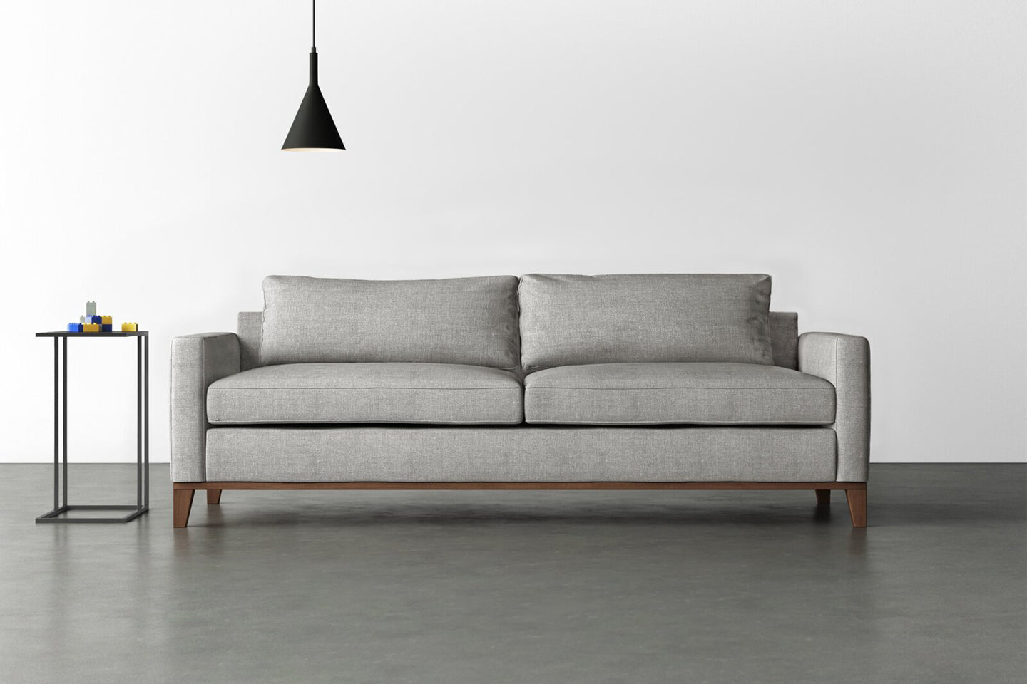 Libra 2 Seater Sofa, Light Gray