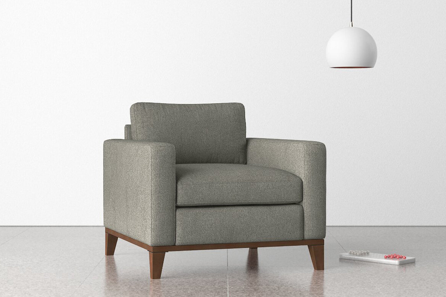 Libra Armchair, Gray