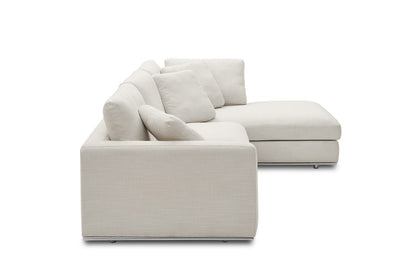 Hamilton Sectional Sofa With Chaise, Left Facing, Beige