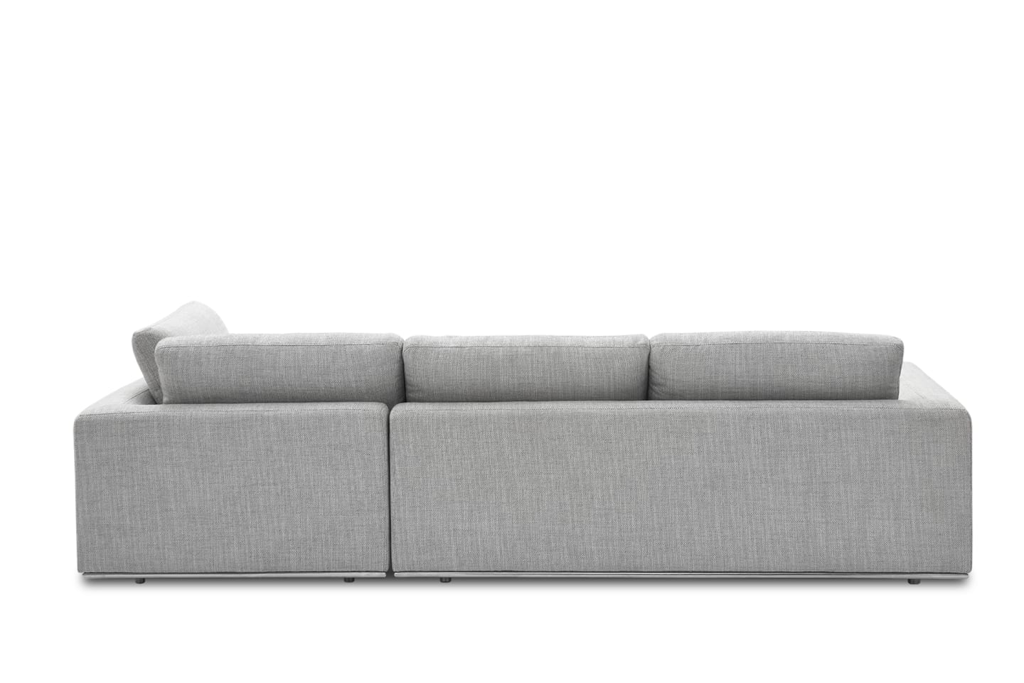 Hamilton Sectional Sofa With Chaise, Left Facing, Smoke Grey