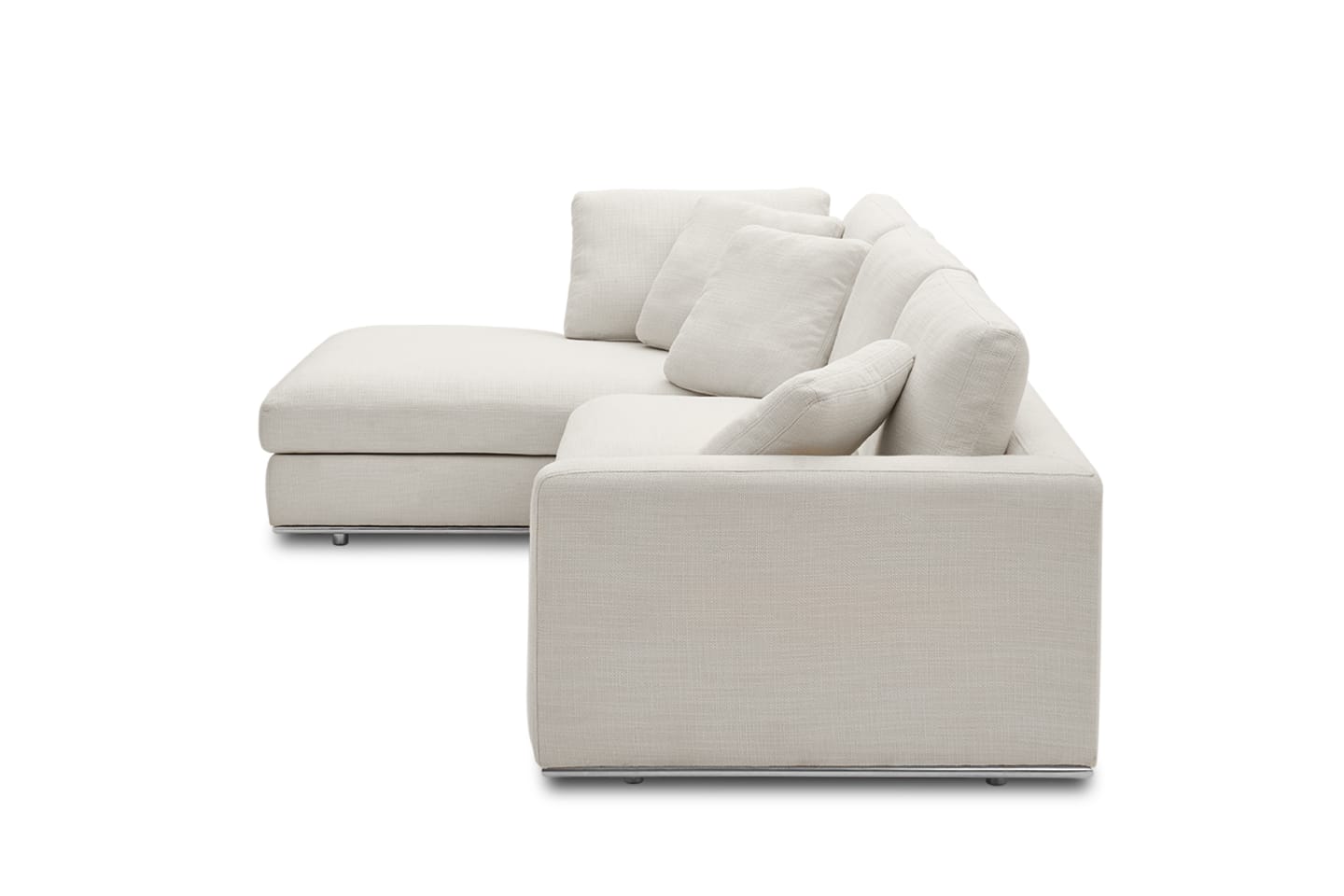 Hamilton Sectional Sofa With Chaise, Right Facing, Beige