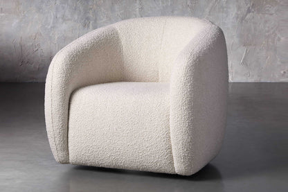 Franco swivel armchair, Premium Boucle Wool