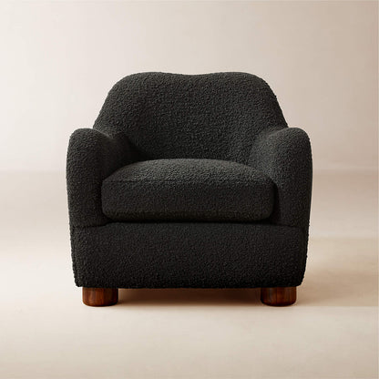 Dumbo Kids Chair, Boucle Black