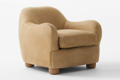 Dumbo Kids Chair, Cream PU Leather