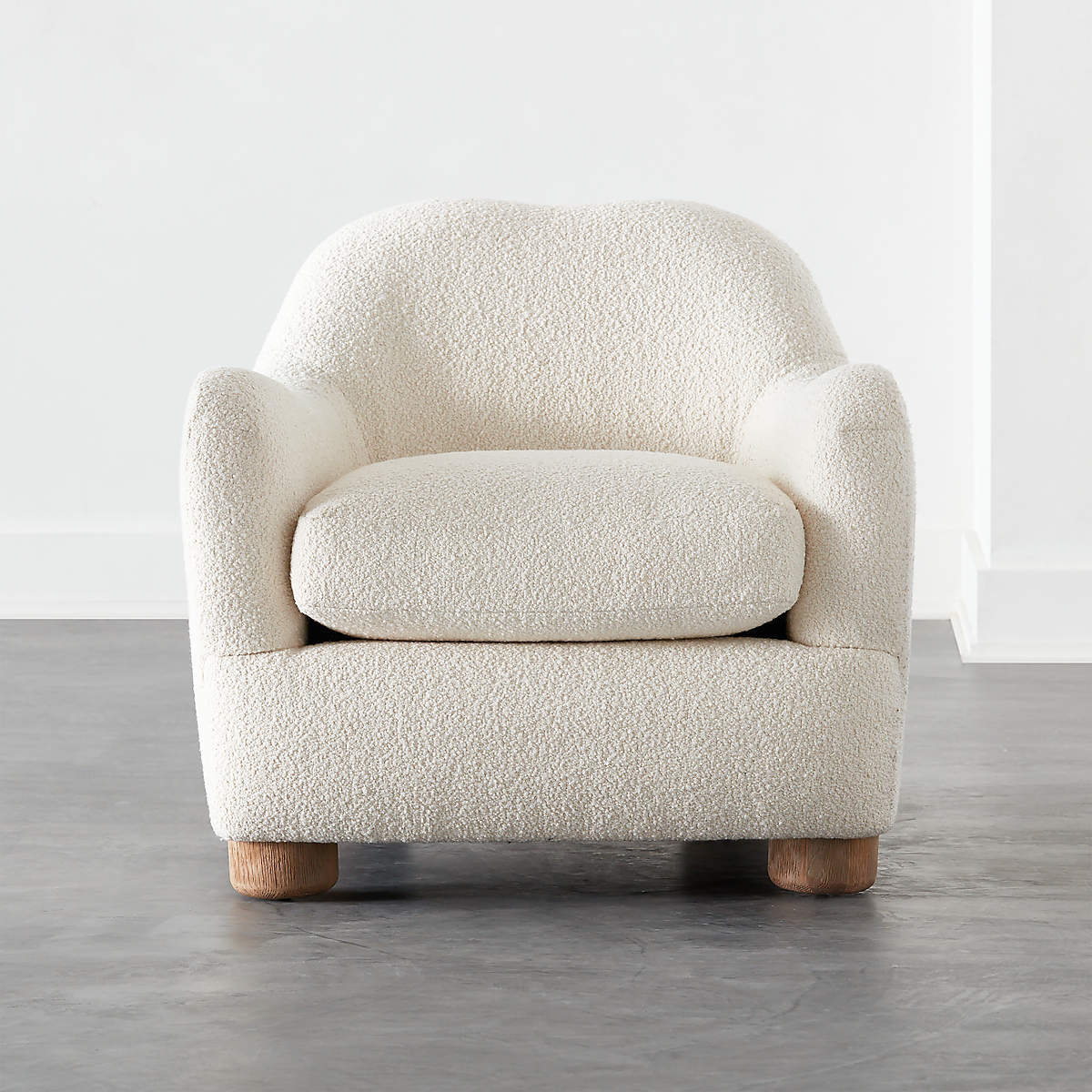 Dumbo Kids Chair, Boucle White