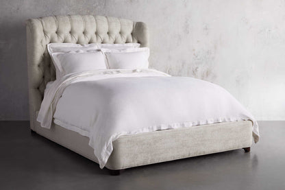 Mariah Tufted Bed, Ivory