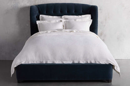 Mariah Tufted Bed, Navy Blue