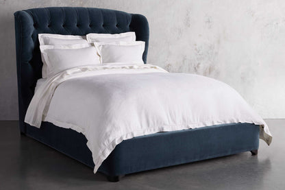 Mariah Tufted Bed, Navy Blue