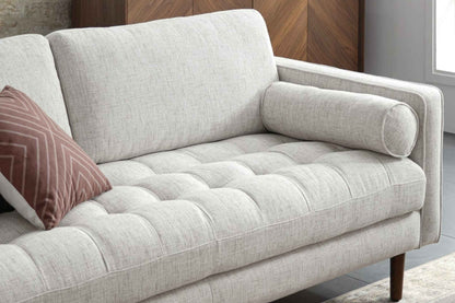 Napa 2 Seater Sofa With Ottoman, Beige