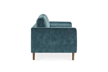 Napa 2 Seater Sofa, Navy Blue, Velvet