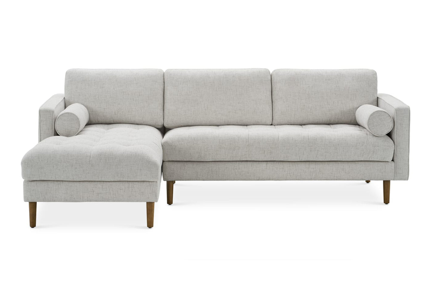 Napa Sectional Sofa With Chaise, Left Facing, Beige