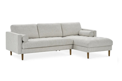 Napa Sectional Sofa With Chaise, Right Facing, Beige