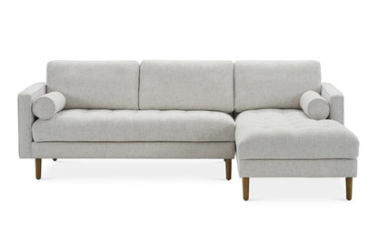 Napa Sectional Sofa With Chaise, Right Facing, Beige