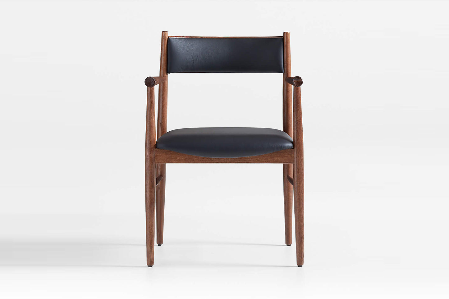 Barley Arm Chair, Black Imitation Leather