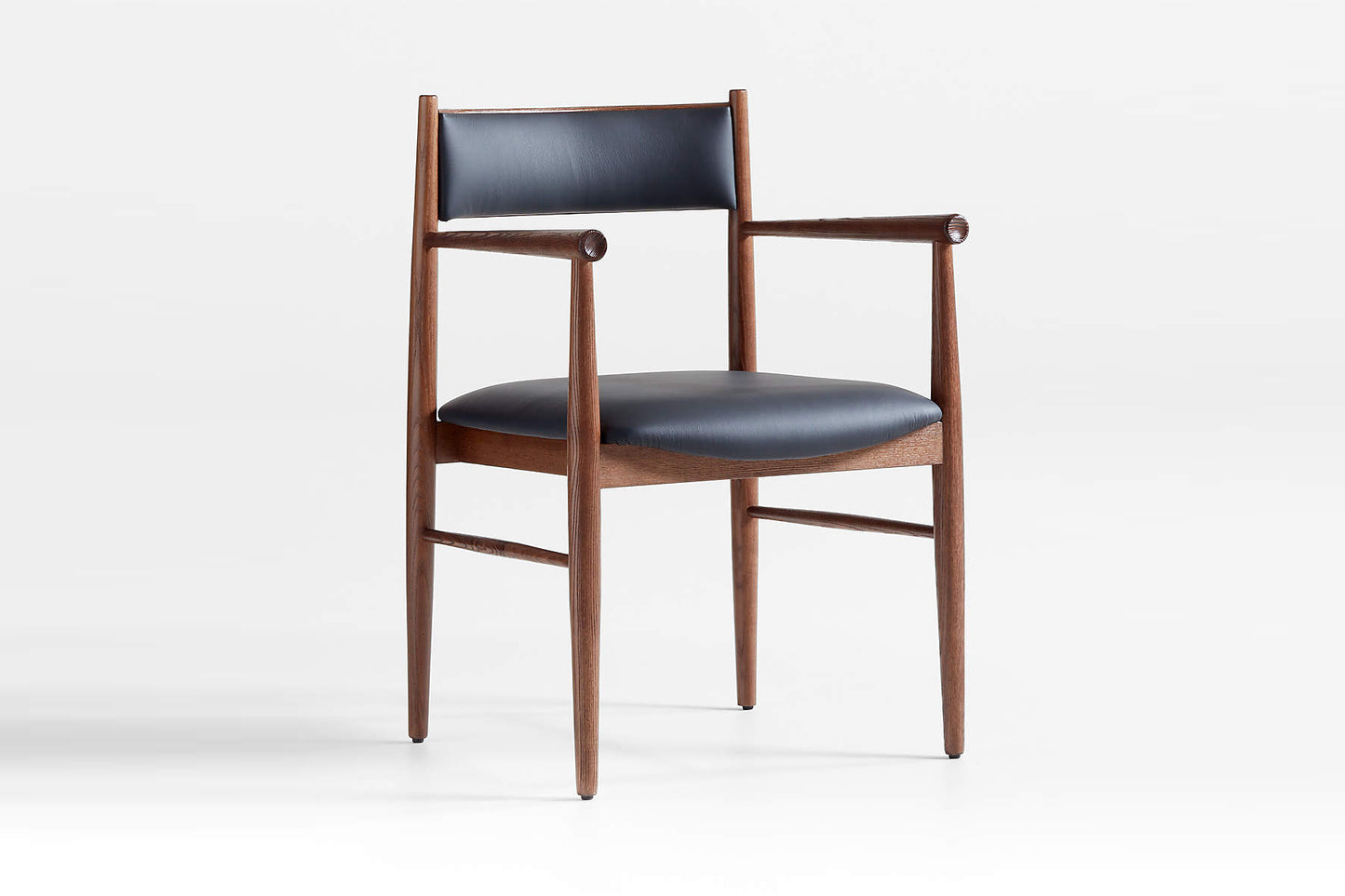 Barley Arm Chair, Black Imitation Leather