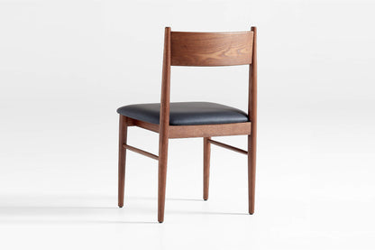 Barley Dining Chair, Black Imitation Leather