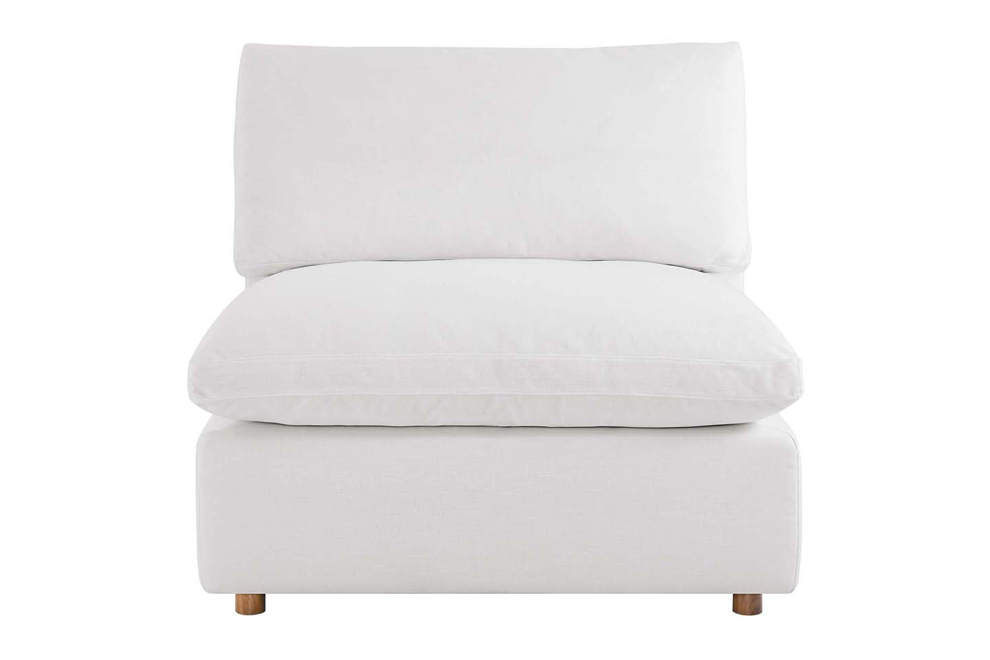 Commix Deep Seat Sectional Sofa, 3 Seater, White