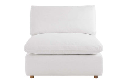 Commix Deep Seat Sectional Sofa, 4 Seater, White