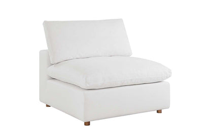 Commix Deep Seat Sectional Sofa, 4 Seater, White