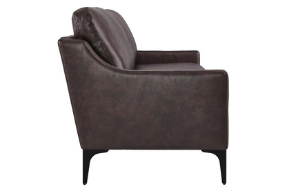 Madison 2 Seater Sofa, Brown Imitation Leather