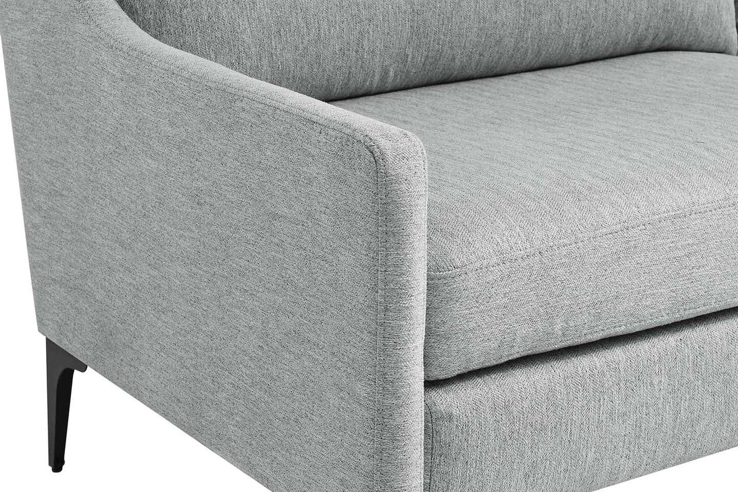 Madison 2 Seater Sofa, Light Gray