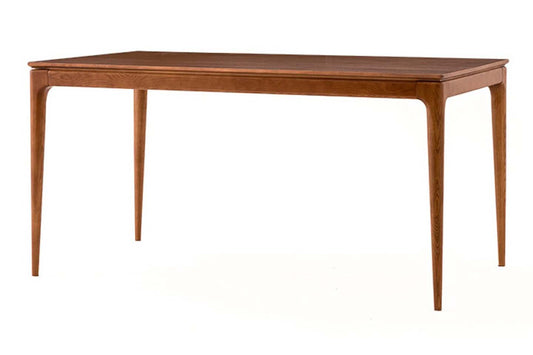 H Solid Wood Dining Table, Walnut